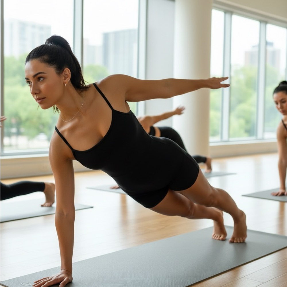 Madewell Black Activewear Bodysuit
